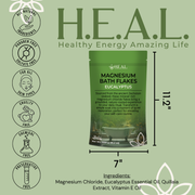 Load image into Gallery viewer, healthyenergyamazinglife Magnesium Bath Flakes with Eucalyptus Essential Oil