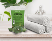 Load image into Gallery viewer, healthyenergyamazinglife Magnesium MAGNESIUM Bath Flakes with Eucalyptus Essential Oil