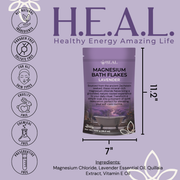 Load image into Gallery viewer, healthyenergyamazinglife Magnesium MAGNESIUM Bath Flakes with Lavender Essential Oil