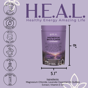 Load image into Gallery viewer, healthyenergyamazinglife Magnesium MAGNESIUM Bath Flakes with Lavender Essential Oil