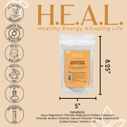 Load image into Gallery viewer, healthyenergyamazinglife ŐsiMagnesium ŐSIMAGNESIUM Bath Flakes with Orange Essential Oil
