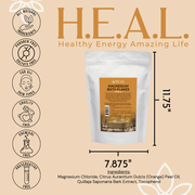 Load image into Gallery viewer, healthyenergyamazinglife Magneisum Bath Flakes with Orange Essential Oil