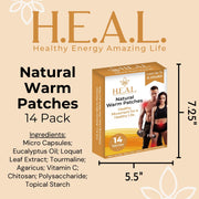 Load image into Gallery viewer, healthyenergyamazinglife Natural Health Products Bodytox Warm Patches