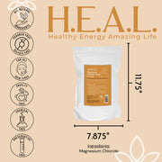 Load image into Gallery viewer, healthyenergyamazinglife 2.2lbs Natural Health Products Magnesium Chloride Flakes - For Pets