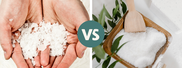 Magnesium Bath Flakes vs. Epsom Salts: What’s the Difference?