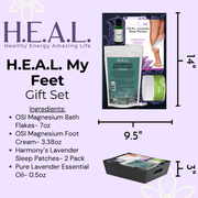 Load image into Gallery viewer, happyenergyamazinglife Natural Health Products H.E.A.L. My Feet Gift Set
