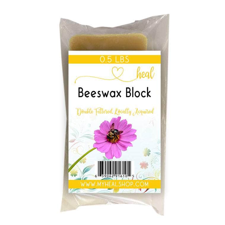 happyenergyamazinglife Natural Health Products H.E.A.L.'s Pure Beeswax Blocks- 0.5lbs