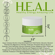 Load image into Gallery viewer, HEAL Lotion &amp; Moisturizer ŐSIMAGNESIUM Tea Tree and Peppermint Foot Cream- 3.38oz
