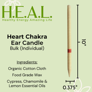 Load image into Gallery viewer, healthyenergyamazinglife Ear Candles Chakra Heart Ear Candles
