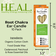 Load image into Gallery viewer, healthyenergyamazinglife Ear Candles Chakra Root Ear Candles
