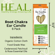 Load image into Gallery viewer, healthyenergyamazinglife Ear Candles Chakra Root Ear Candles
