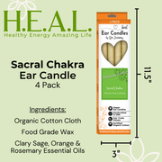 Load image into Gallery viewer, healthyenergyamazinglife Ear Candles Chakra Sacral Ear Candles

