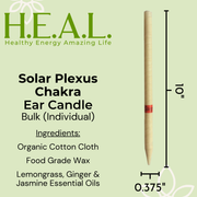 Load image into Gallery viewer, healthyenergyamazinglife Ear Candles Chakra Solar Plexus Ear Candles

