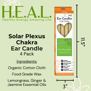 Load image into Gallery viewer, healthyenergyamazinglife Ear Candles Chakra Solar Plexus Ear Candles
