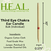 Load image into Gallery viewer, healthyenergyamazinglife Ear Candles Chakra Third Eye Ear Candles
