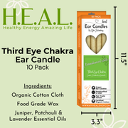 Load image into Gallery viewer, healthyenergyamazinglife Ear Candles Chakra Third Eye Ear Candles

