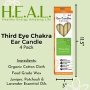 Load image into Gallery viewer, healthyenergyamazinglife Ear Candles Chakra Third Eye Ear Candles
