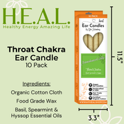 Load image into Gallery viewer, healthyenergyamazinglife Ear Candles Chakra Throat Ear Candles
