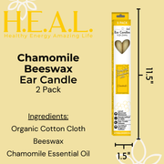 Load image into Gallery viewer, healthyenergyamazinglife Ear Candles Chamomile Beeswax Harmony&#39;s Ear Candles

