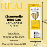 Load image into Gallery viewer, healthyenergyamazinglife Ear Candles Chamomile Beeswax Harmony&#39;s Ear Candles
