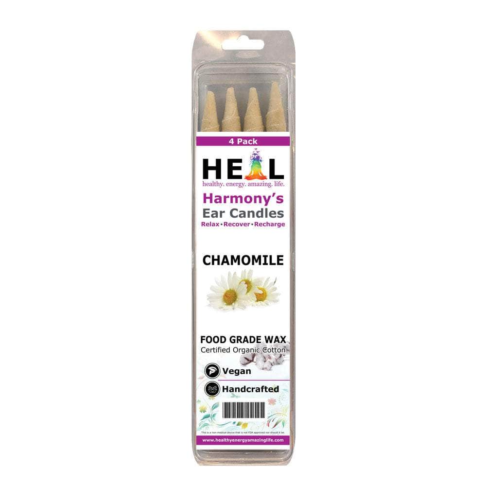 healthyenergyamazinglife Ear Candles 4-Pack Chamomile Harmony's Ear Candles
