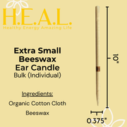 Load image into Gallery viewer, healthyenergyamazinglife Ear Candles Extra Small Beeswax Harmony&#39;s Ear Candles

