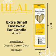 Load image into Gallery viewer, healthyenergyamazinglife Ear Candles Extra Small Beeswax Harmony&#39;s Ear Candles
