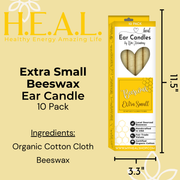 Load image into Gallery viewer, healthyenergyamazinglife Ear Candles Extra Small Beeswax Harmony&#39;s Ear Candles
