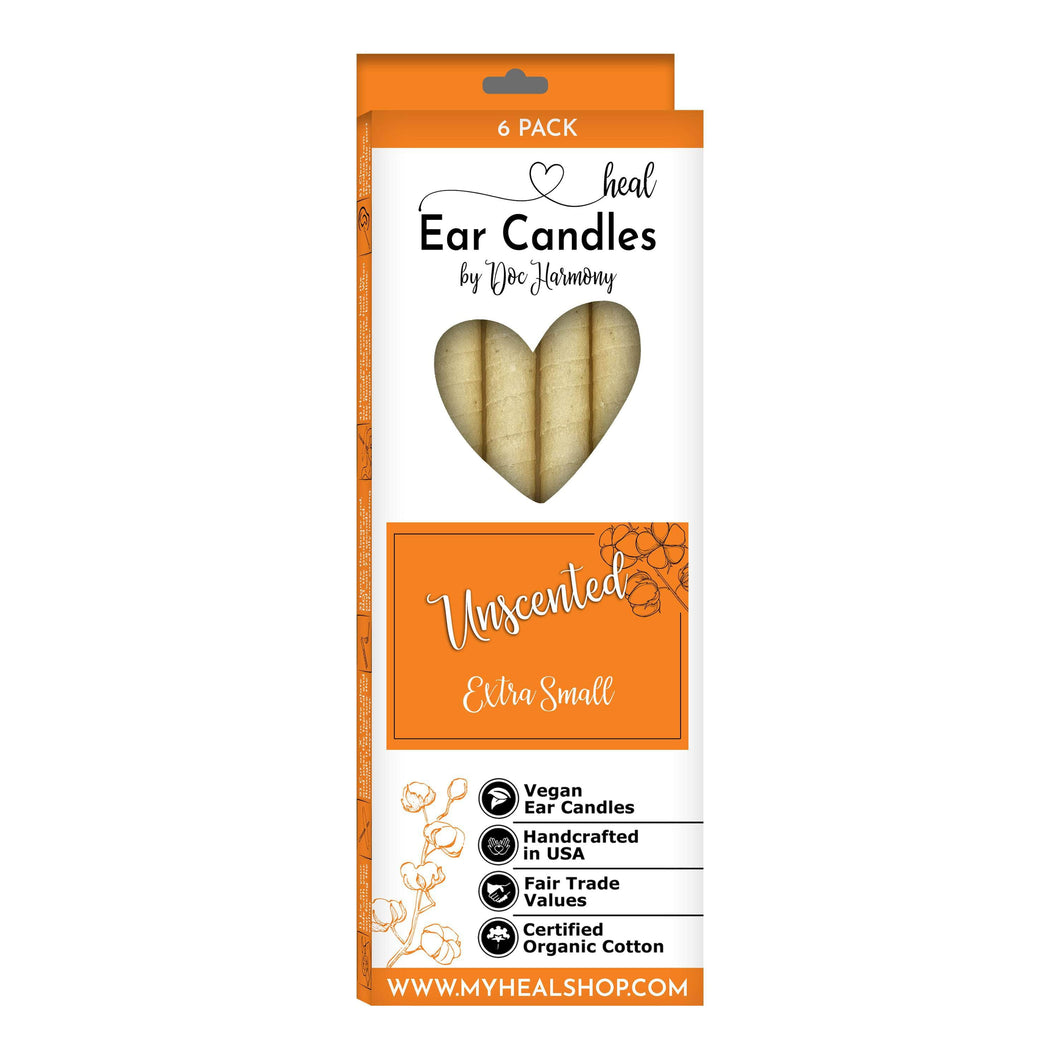 healthyenergyamazinglife Ear Candles 6-Pack Extra Small Harmony's Ear Candles