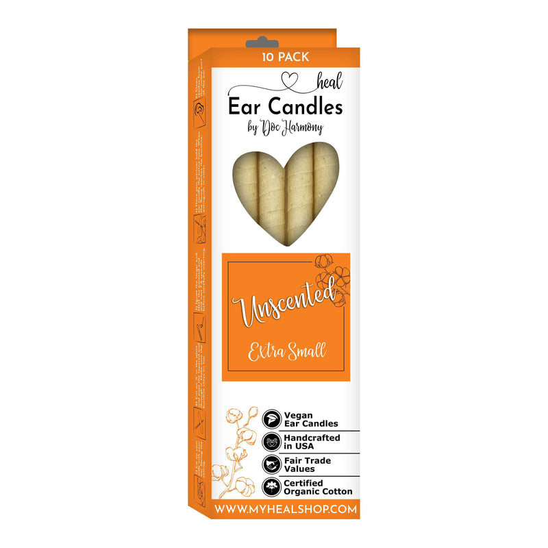 healthyenergyamazinglife Ear Candles 10-Pack Extra Small Harmony's Ear Candles