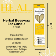 Load image into Gallery viewer, healthyenergyamazinglife Ear Candles Herbal Beeswax Harmony&#39;s Ear Candles
