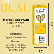 Load image into Gallery viewer, healthyenergyamazinglife Ear Candles Herbal Beeswax Harmony&#39;s Ear Candles
