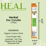 Load image into Gallery viewer, healthyenergyamazinglife Ear Candles Herbal Harmony&#39;s Ear Candles
