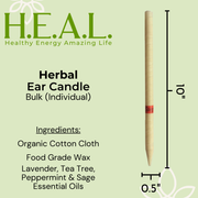 Load image into Gallery viewer, healthyenergyamazinglife Ear Candles Herbal Harmony&#39;s Ear Candles
