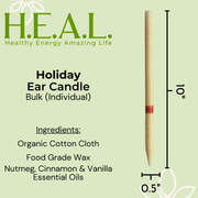 Load image into Gallery viewer, healthyenergyamazinglife Ear Candles Holiday Harmony&#39;s Ear Candles
