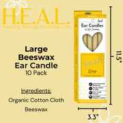 Load image into Gallery viewer, healthyenergyamazinglife Ear Candles Large Beeswax Harmony&#39;s Ear Candles
