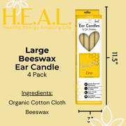 Load image into Gallery viewer, healthyenergyamazinglife Ear Candles Large Beeswax Harmony&#39;s Ear Candles
