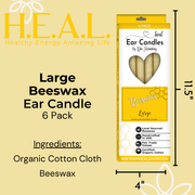 Load image into Gallery viewer, healthyenergyamazinglife Ear Candles Large Beeswax Harmony&#39;s Ear Candles
