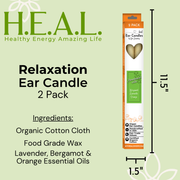 Load image into Gallery viewer, healthyenergyamazinglife Ear Candles Lavender, Bergamot &amp; Orange Ear Candles
