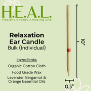 Load image into Gallery viewer, healthyenergyamazinglife Ear Candles Lavender, Bergamot &amp; Orange Ear Candles
