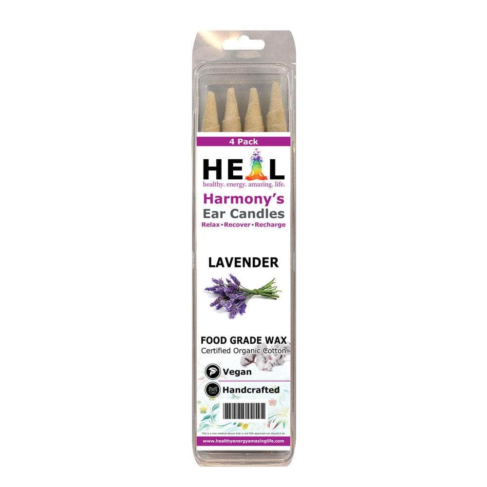 healthyenergyamazinglife Ear Candles 4-Pack Lavender Harmony's Ear Candles