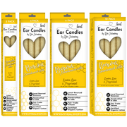 Load image into Gallery viewer, healthyenergyamazinglife Ear Candles Lemon, Lime &amp; Peppermint Beeswax Harmony&#39;s Ear Candles
