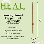 Load image into Gallery viewer, healthyenergyamazinglife Ear Candles Lemon, Lime &amp; Peppermint Ear Candles
