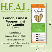 Load image into Gallery viewer, healthyenergyamazinglife Ear Candles Lemon, Lime &amp; Peppermint Ear Candles
