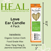 Load image into Gallery viewer, healthyenergyamazinglife Ear Candles Love Ear Candles
