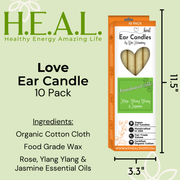 Load image into Gallery viewer, healthyenergyamazinglife Ear Candles Love Ear Candles

