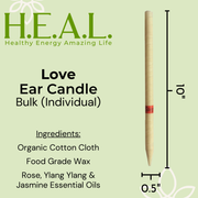 Load image into Gallery viewer, healthyenergyamazinglife Ear Candles Love Ear Candles
