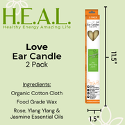 Load image into Gallery viewer, healthyenergyamazinglife Ear Candles Love Ear Candles
