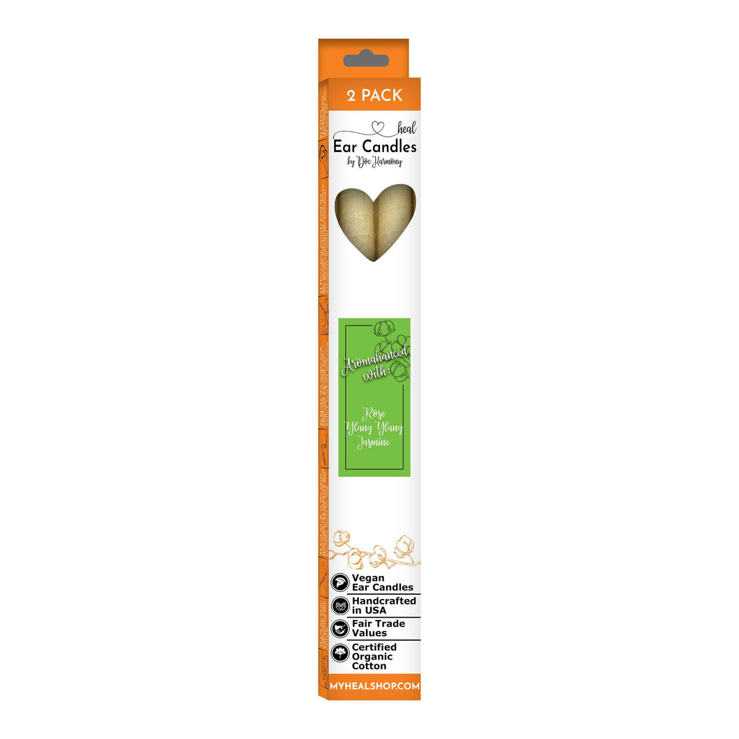 healthyenergyamazinglife Ear Candles 2-Pack Love Ear Candles