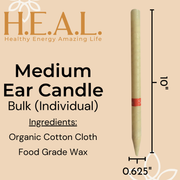 Load image into Gallery viewer, healthyenergyamazinglife Ear Candles Medium Harmony&#39;s Ear Candles
